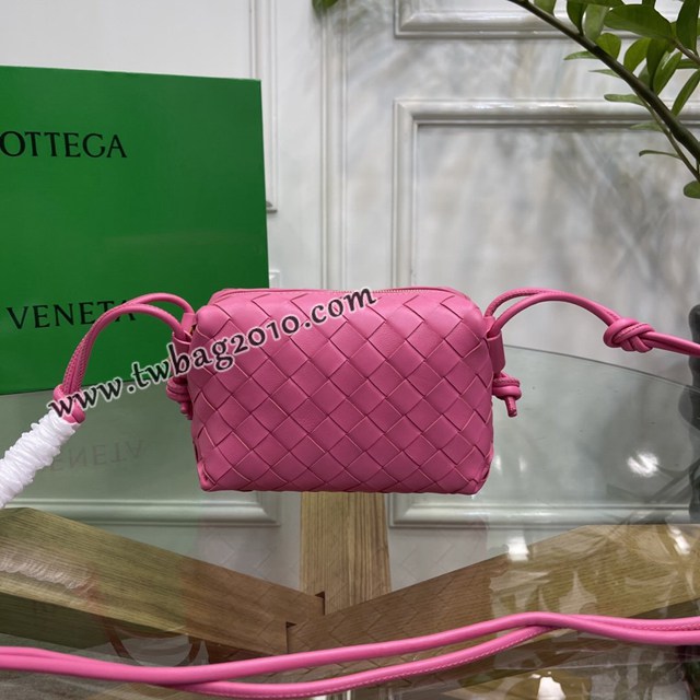 Bottega veneta高端女包 98090 寶緹嘉新款編織小方包 BV經典款編織小號肩背女包  gxz1310